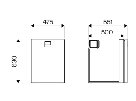 Компрессорный холодильник Indel B Cruise 85 Drawer 12/24V